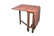 Záhradný skladací stôl DIVERO z teakového dreva