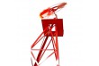 Veterný mlyn červený, 245 cm