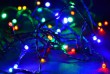 NEXOS Vianočná reťaz 4 m, 40 LED, farebná, zelený kábel