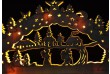 Vianočná dekorácia - vianočná krajina - 10 LED diód