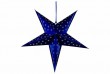 Vianočná hviezda s časovačom 60 cm, 10 LED, modrá