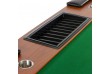 XXL pokerový stôl Royal Flush, 213 x 106 x 75 cm, zelená