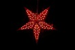 Vianočná hviezda s časovačom 60 cm, 10 LED, červená