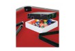 GamesPlanet® biliardový stôl PREMIUM, červený, 7 ft