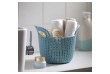 kulatý košík KNIT 3L - sv. modrá