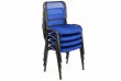 Sada stohovateľné kongresové stoličky 2 kusy - modrá