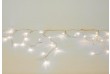 Vianočný svetelný dážď - 4 m, 200 LED, teple biely