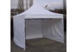 Záhradný párty stan DELUXE nožnicový + bočné steny - 3 x 3 m biela