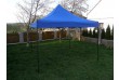 Záhradný párty stan DELUXE nožnicový + bočné steny - 3 x 3 m modrá