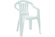 Záhradná stolička MALLORCA – biela