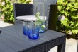 Záhradný plastový stôl LYON 116 x 72 cm - grafit