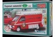 Stavebnice Monti 45 Fire Brigade-Renault Trafic 1:35 v krabici 22x16x5cm