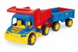 Auto Gigant truck + dětská vlečka plast 55cm v krabici Wader