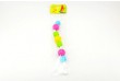 Řetěz/zábrana koule/kytičky plast 41cm 0m+