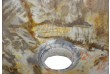 Umývadlo z prírodného kameňa FOSSIL DIVERO - veľké