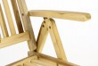Záhradná skladacia stolička drevená DIVERO