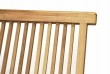 Sada 4 kusov - záhradné skladacie stoličky DIVERO - teak