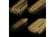 Vianočné osvetlenie - padajúci sneh, 240 LED, teple biele