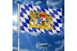 Vlajkový stožiar vrátane vlajky Bayern - 650 cm