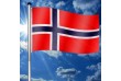 Vlajkový stožiar vrátane vlajky Nórsko - 650 cm