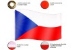 Vlajkový stožiar vrátane vlajky Česká republika - 650 cm