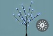 Záhradný kvetinový strom Garth s 36 LED diódami a solárnym panelom, biele LED diódy