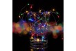 VOLTRONIC Sada 2 kusov svetelných drôtov 100 LED - farebná