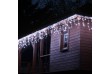 Vianočný svetelný dážď - 5 m, 200 LED, studeno biely