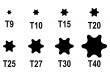TORX T9-T40 - sada 8 ks