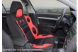 Poťah sedadla Race - univerzálny, čierno / sivý