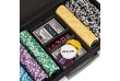 Pokrový kufor Texas Holdem Black Jack s laserovými žetónmi