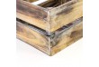 DIVERO Vintage debna, hnedá, 36 cm x 17 cm