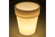 Solárny ozdobný kvetináč - 3 LED, teplá biela