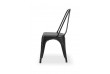 Bistro stolička Paris inšpirovaná TOLIX - čierna