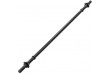 MOVIT® 140 cm posilňovacia tyč, čierna, hviezdicový uzáver