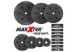 MAXXIVA sada závaží 4 x 2,5 kg, cement, čierna
