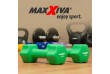 MAXXIVA sada činiek s neoprénovým poťahom 2x 4 kg, zelená