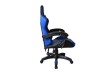 Ergonomická herná stolička s vankúšikmi, modrá