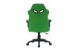 Ergonomická kancelárska stolička, zelená s fialovými prvkami