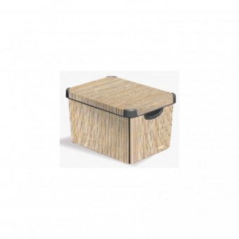 Box DECO - S - Bamboo  CURVER
