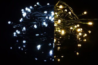 Vianočná reťaz - 19,9 m, 200 LED, 9 blikajúcich funkcií
