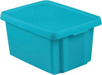 Úložný box s vekom CURVER- modrý 16 l