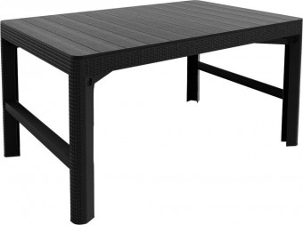 Záhradný plastový stôl LYON 116 x 72 cm - grafit