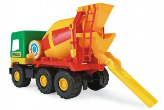 Auto middle Truck domíchávač plast 39cm Wader v sáčku