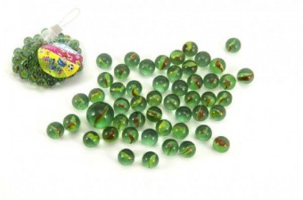 Guličky sklenené 1,5cm v sieťke