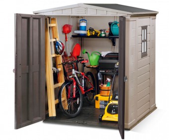 Záhradný plastový domček FACTOR 6x6Shed - 208 x 196 x 178 cm