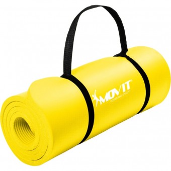 Gymnastická podložka MOVIT 183 x 60 x 1 cm - žltá