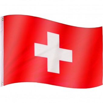Vlajka Švajčiarsko - 120 cm x 80 cm