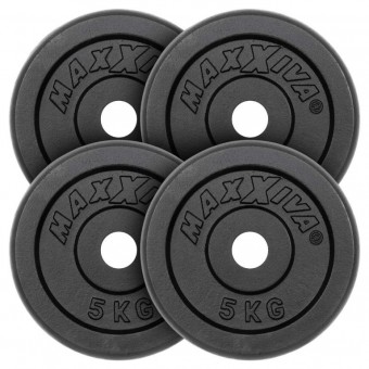 MAXXIVA Sada závažia 4 x 5 kg, liatina